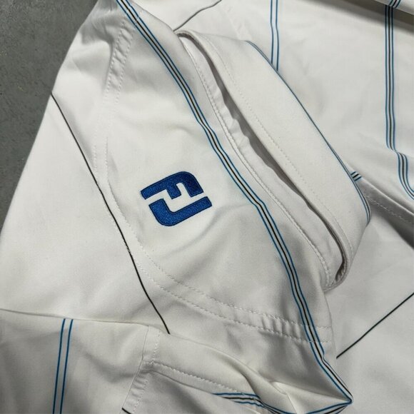 FootJoy Golf Shirt Stretch Short Sleeve Polo Credit Valley Country Club Small - Picture 7 of 9